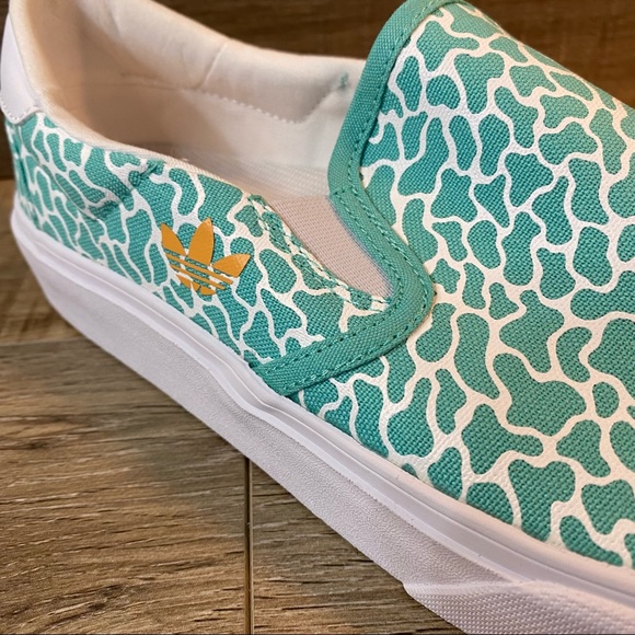 Adidas Court Ralleye Slip On ‘Teal White’ - Picture 7 of 8